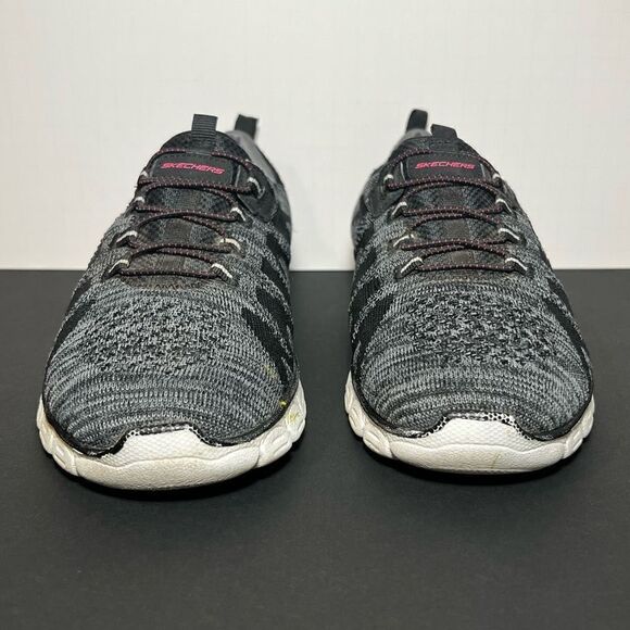 Womens SKECHERS EZ Flex 3.0 Take The Lead Black Running Shoes / Size 8.5 - Picture 3 of 9